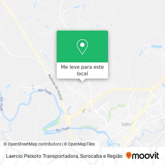 Laercio Peixoto Transportadora mapa