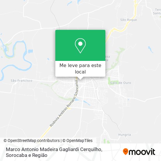 Marco Antonio Madeira Gagliardi Cerquilho mapa