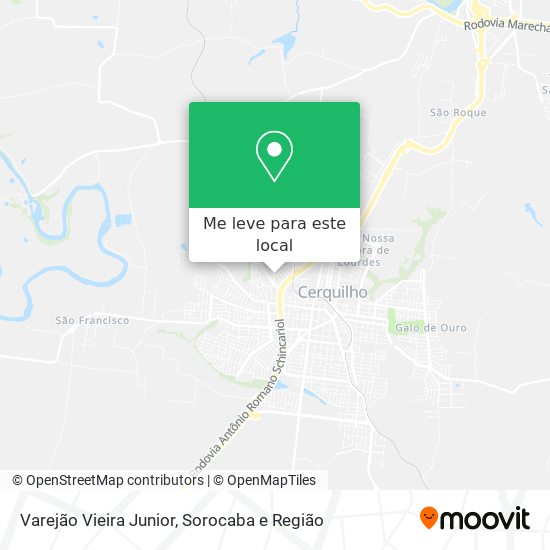 Varejão Vieira Junior mapa