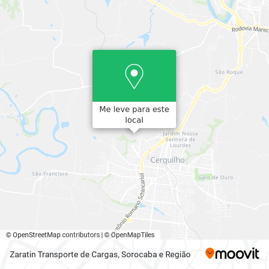 Zaratin Transporte de Cargas mapa