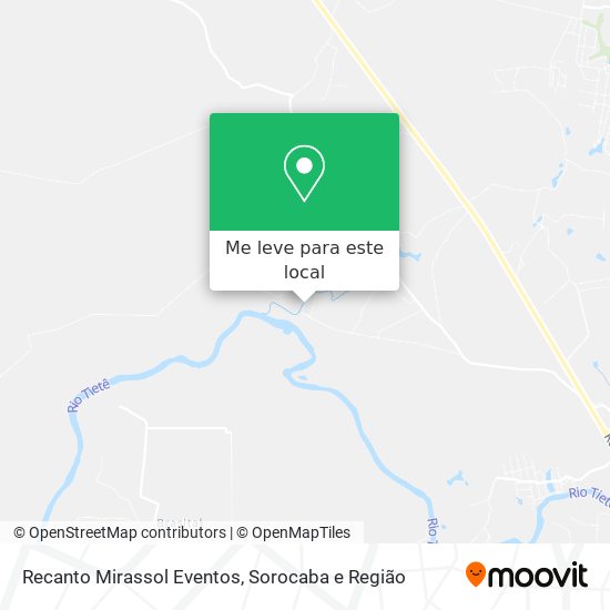 Recanto Mirassol Eventos mapa