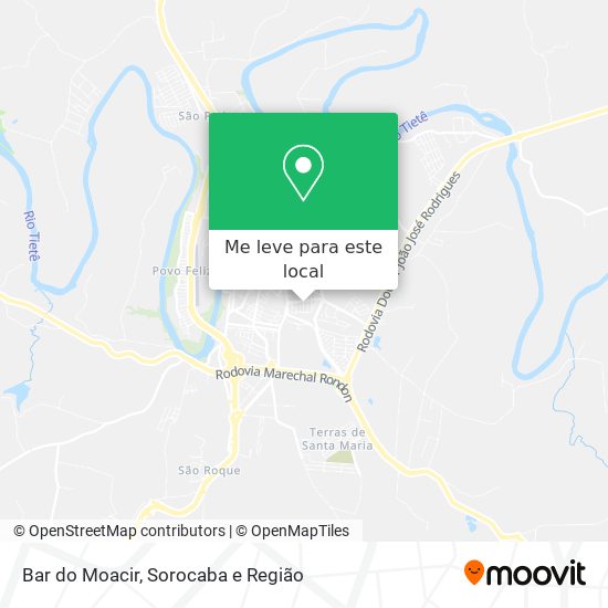 Bar do Moacir mapa