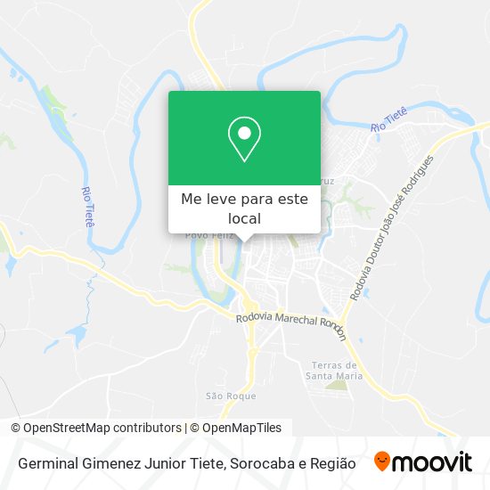 Germinal Gimenez Junior Tiete mapa