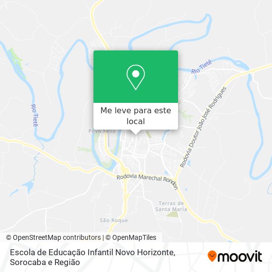 Escola de Educação Infantil Novo Horizonte mapa