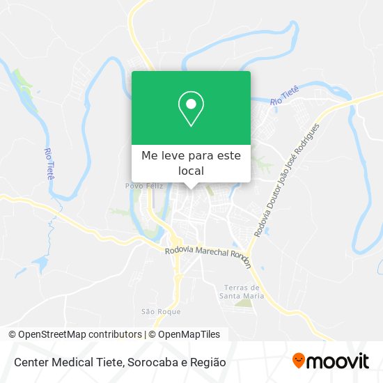Center Medical Tiete mapa