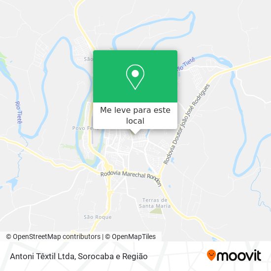 Antoni Têxtil Ltda mapa