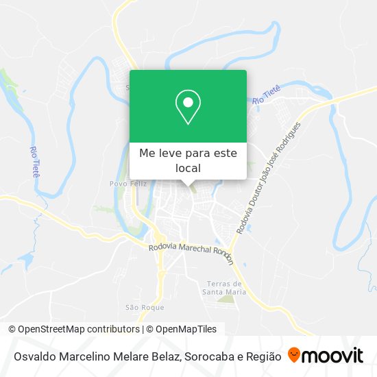 Osvaldo Marcelino Melare Belaz mapa