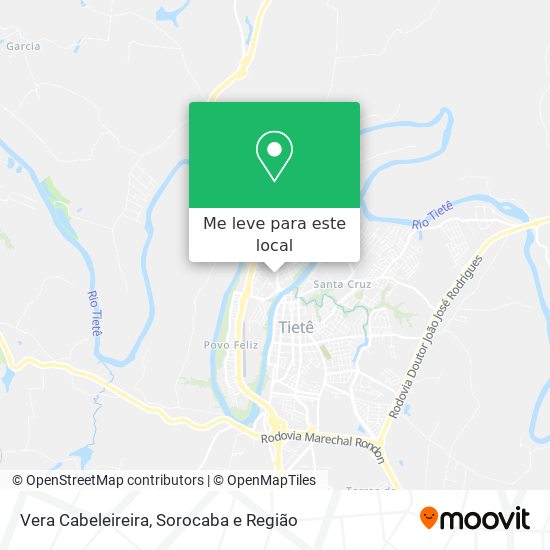 Vera Cabeleireira mapa