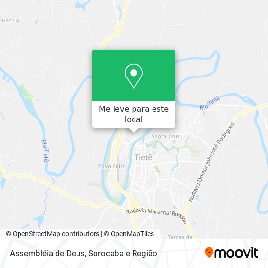 Assembléia de Deus mapa
