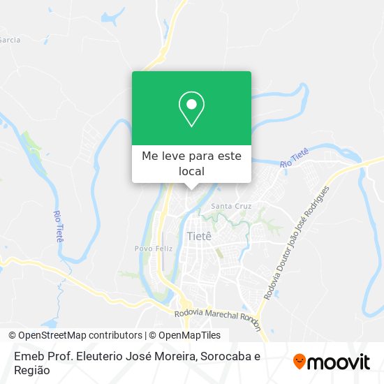 Emeb Prof. Eleuterio José Moreira mapa