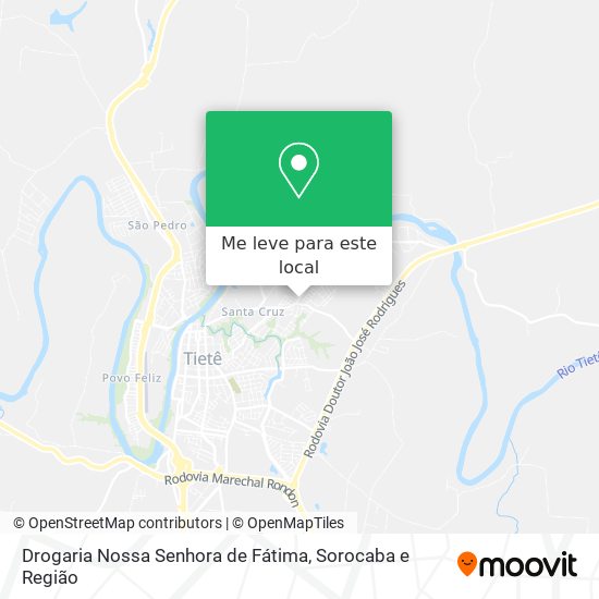 Drogaria Nossa Senhora de Fátima mapa