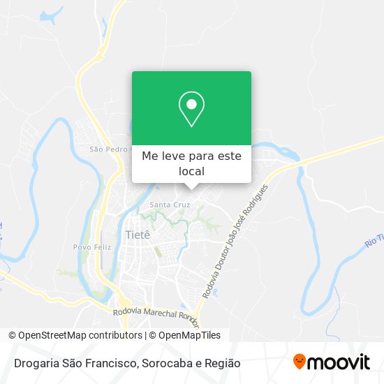 Drogaria São Francisco mapa