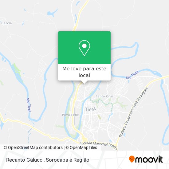 Recanto Galucci mapa