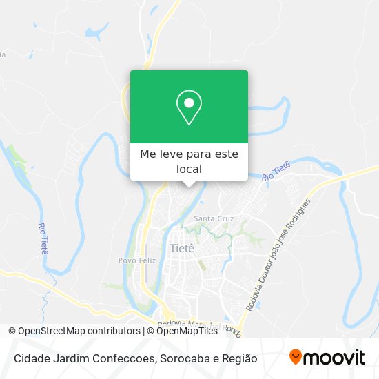 Cidade Jardim Confeccoes mapa