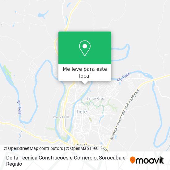 Delta Tecnica Construcoes e Comercio mapa