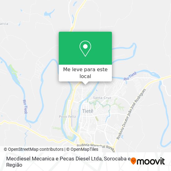 Mecdiesel Mecanica e Pecas Diesel Ltda mapa