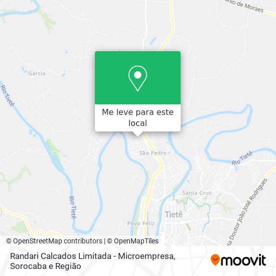 Randari Calcados Limitada - Microempresa mapa