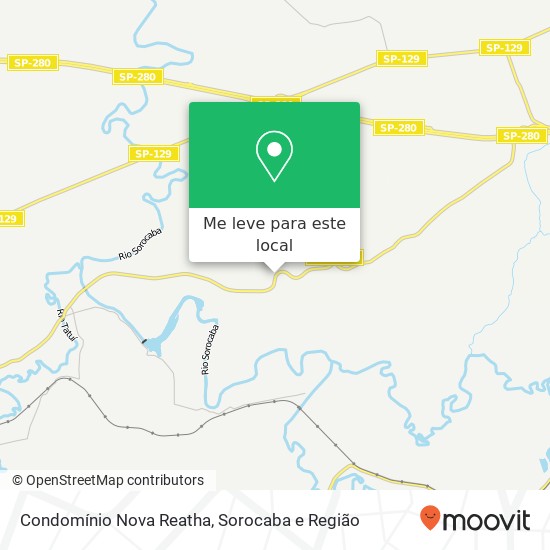 Condomínio Nova Reatha mapa