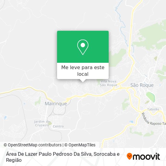 Área De Lazer Paulo Pedroso Da Silva mapa