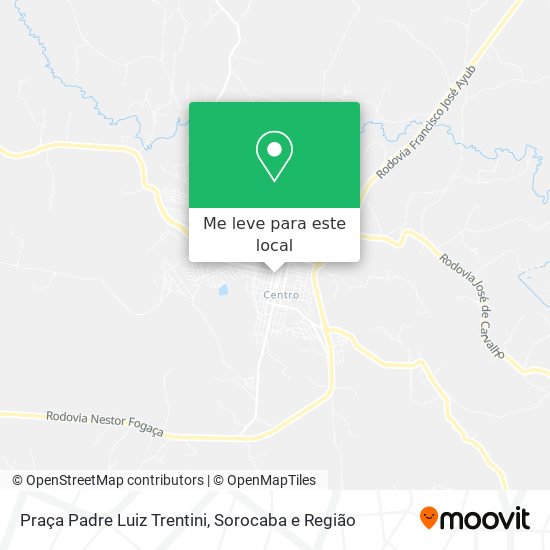 Praça Padre Luiz Trentini mapa