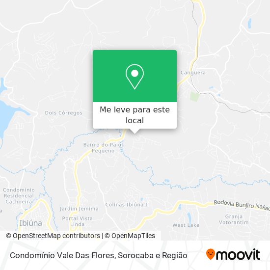 Condomínio Vale Das Flores mapa