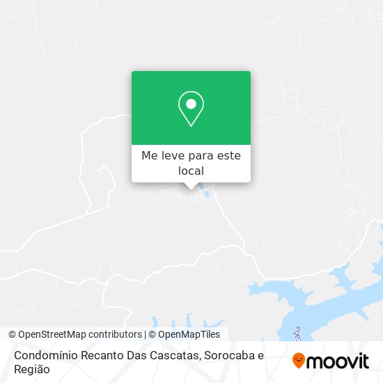 Condomínio Recanto Das Cascatas mapa