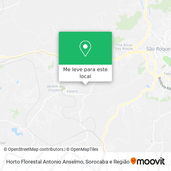 Horto Florestal Antonio Anselmo mapa