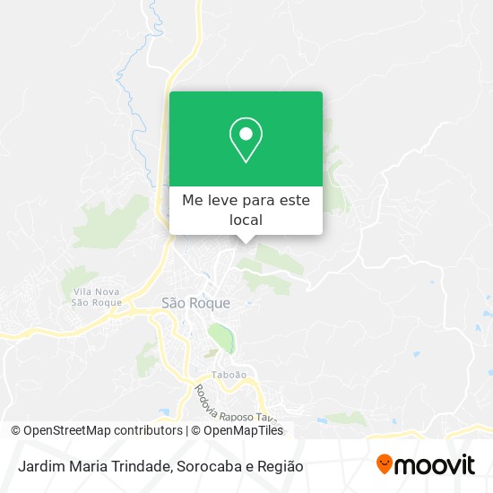 Jardim Maria Trindade mapa