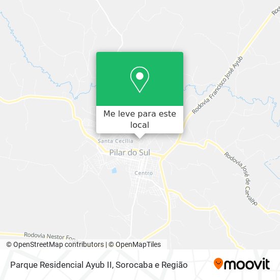 Parque Residencial Ayub II mapa