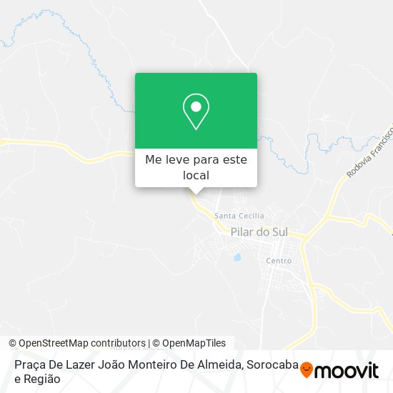 Praça De Lazer João Monteiro De Almeida mapa