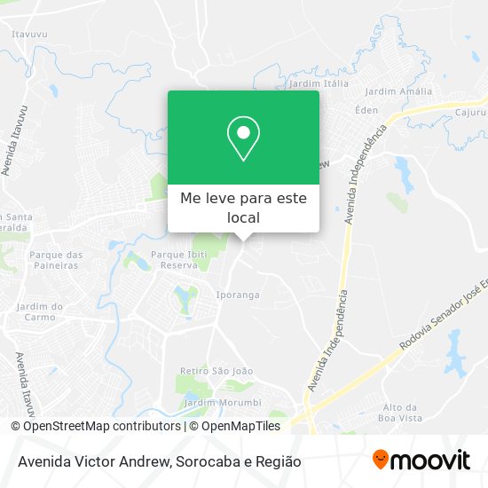 Avenida Victor Andrew mapa