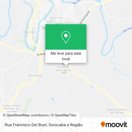 Rua Francisco Del Bom mapa