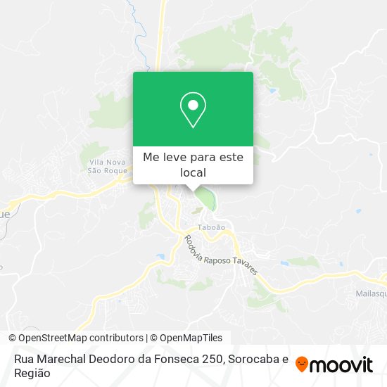 Rua Marechal Deodoro da Fonseca 250 mapa