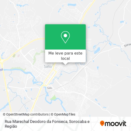 Rua Marechal Deodoro da Fonseca mapa