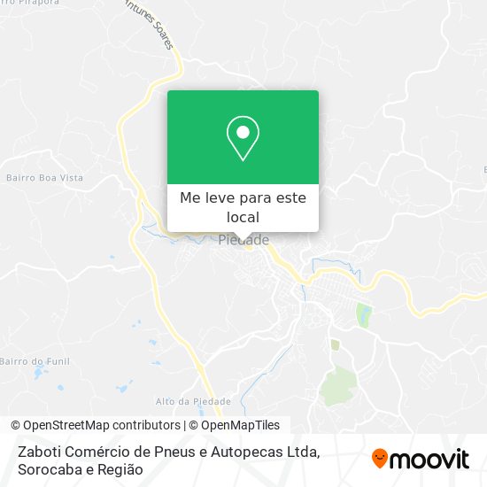 Zaboti Comércio de Pneus e Autopecas Ltda mapa