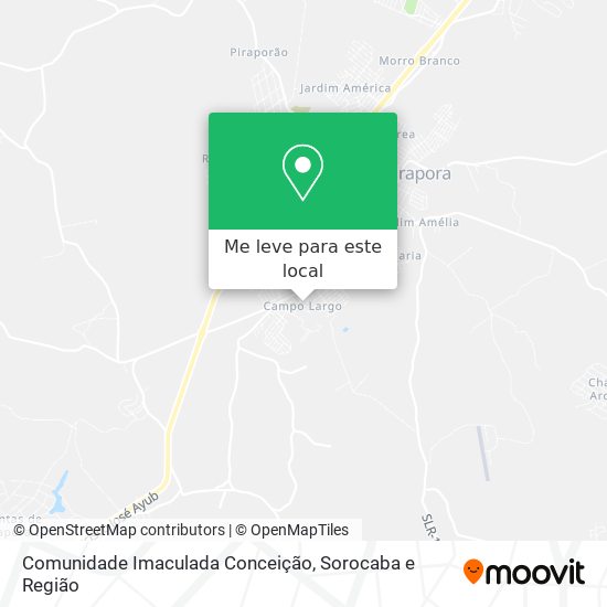 Comunidade Imaculada Conceição mapa