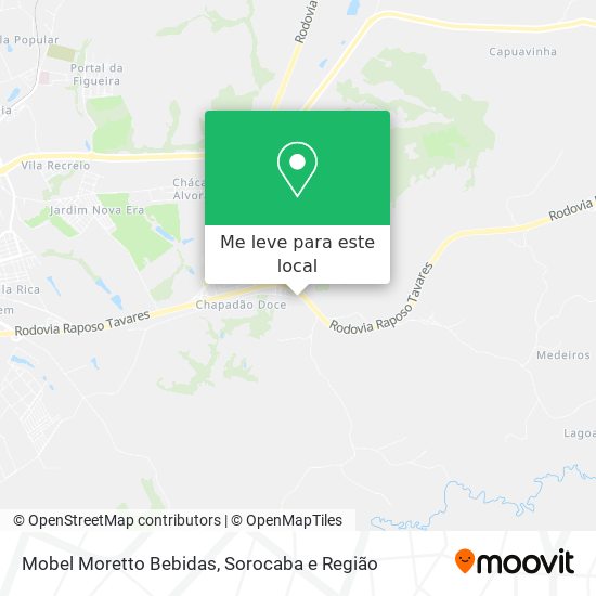 Mobel Moretto Bebidas mapa