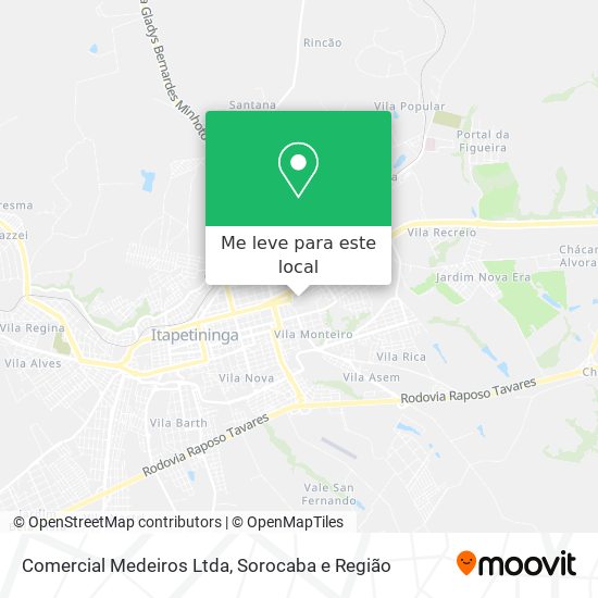 Comercial Medeiros Ltda mapa