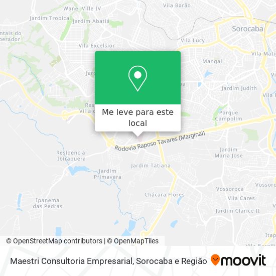 Maestri Consultoria Empresarial mapa