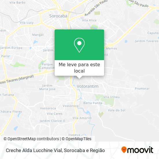 Creche Alda Lucchine Vial mapa