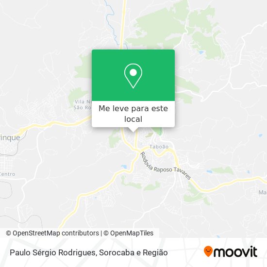 Paulo Sérgio Rodrigues mapa