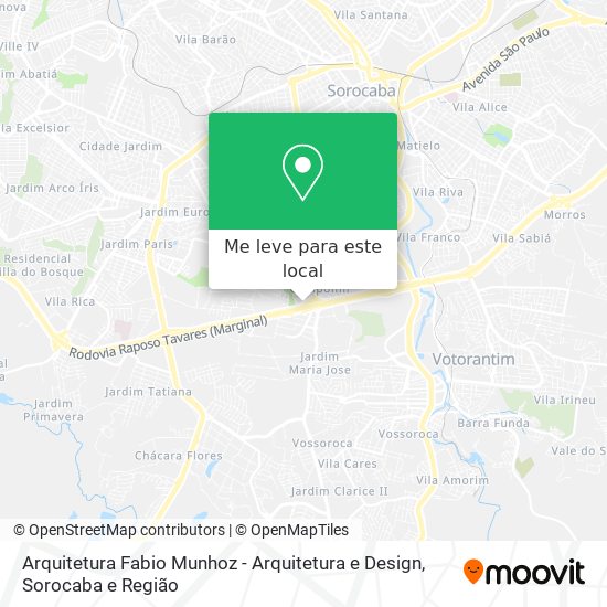 Arquitetura Fabio Munhoz - Arquitetura e Design mapa