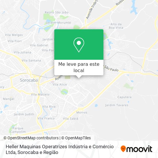 Heller Maquinas Operatrizes Indústria e Comércio Ltda mapa