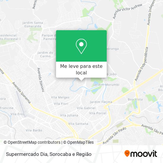 Supermercado Dia mapa