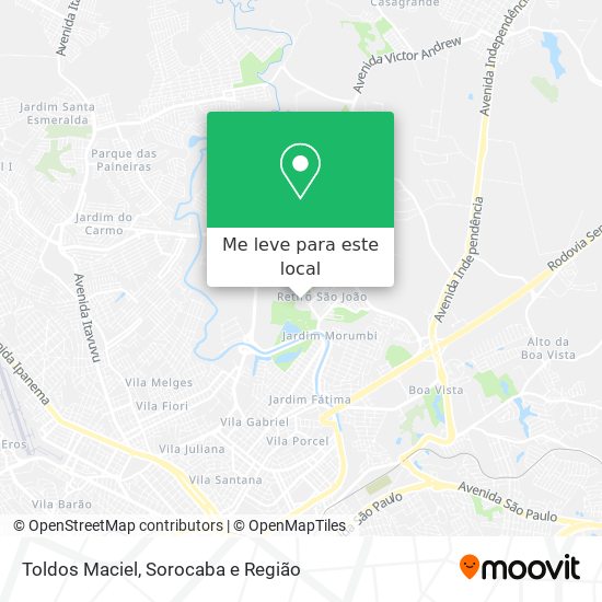 Toldos Maciel mapa