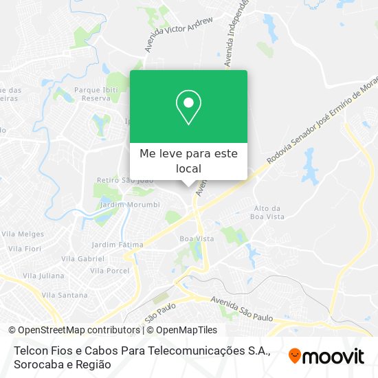 Telcon Fios e Cabos Para Telecomunicações S.A. mapa