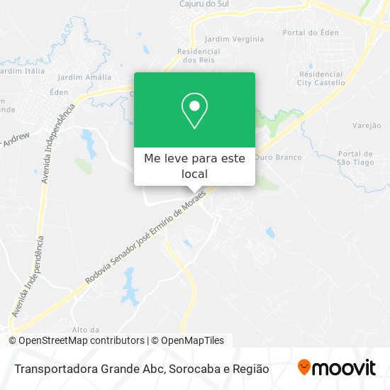 Transportadora Grande Abc mapa