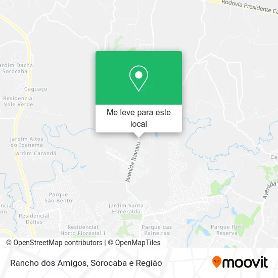 Rancho dos Amigos mapa