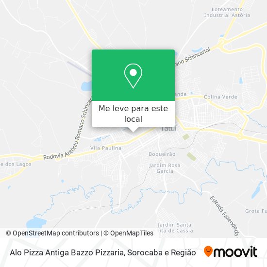 Alo Pizza Antiga Bazzo Pizzaria mapa