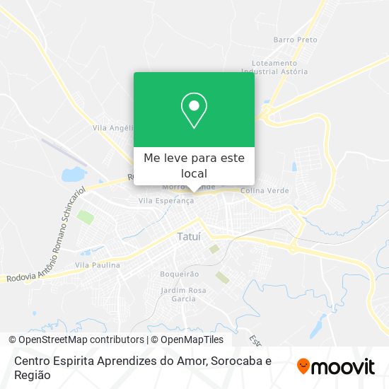 Centro Espirita Aprendizes do Amor mapa